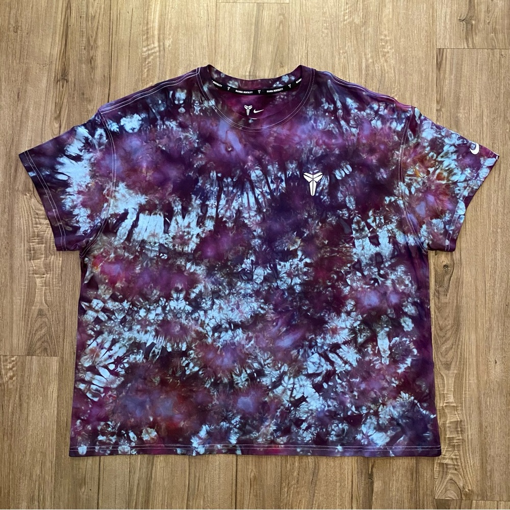 😈NEW😈 CUSTOM NIKE X MAMBA TIE DYE MEN’S TEE - Picture 2 of 8
